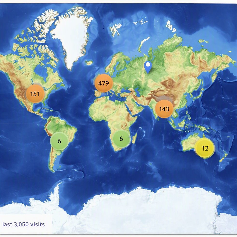 example visitors map by KHWD