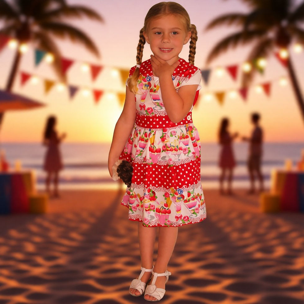 Sundae Red dress images, dress designed and handmade by SerendipityGDDs, images uploaded by KHWD