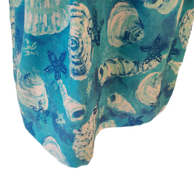 الصورة المصغرة: Seashells beach dress images, dress designed and handmade by SerendipityGDDs, images uploaded by KHWD