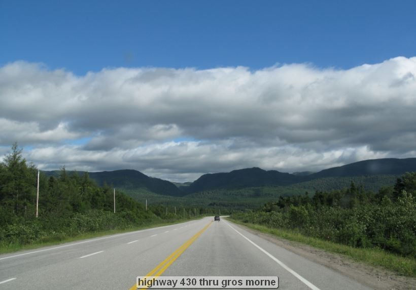 highway 430 thru gros morne