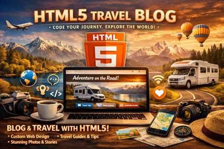 history trail of our motorhome-travels.net blogs development from a techy stand point