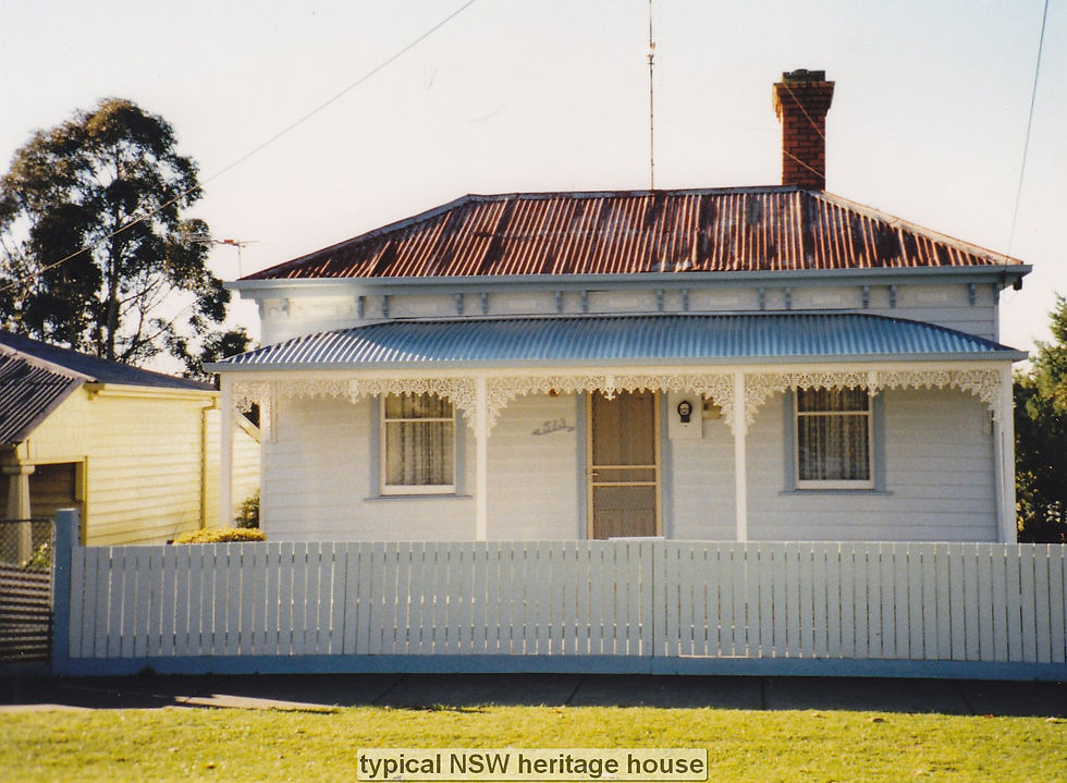 typical NSW heritage house