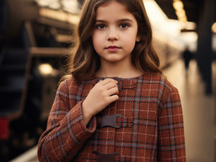 model wearing SerendipityGDDs' bracken jacket