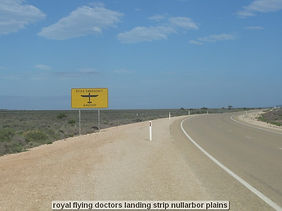 royal flying doctors landing strip nullarbor plains