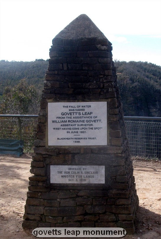 govetts leap monument