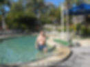 keef takes a dip _ darlington beach