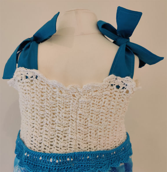 الصورة المصغرة: Seashells beach dress images, dress designed and handmade by SerendipityGDDs, images uploaded by KHWD