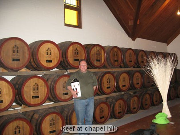 keef at chapel hill winery south Australia included in a Travel blog created by KeefH Web Designs