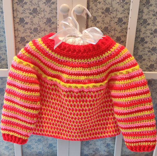 Miniaturebillede: happy crochet cardigan for girls aged 2 by SerendipityGDDs uploaded by KHWD