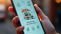 choosing a small business website design agency, phone display