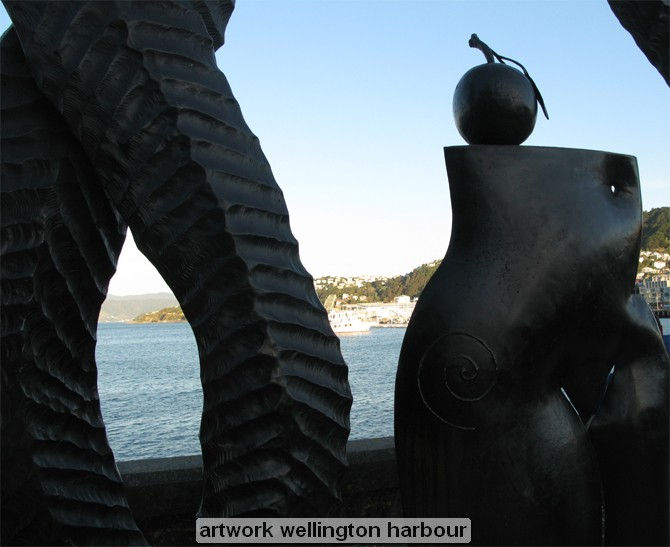 artwork wellington harbour