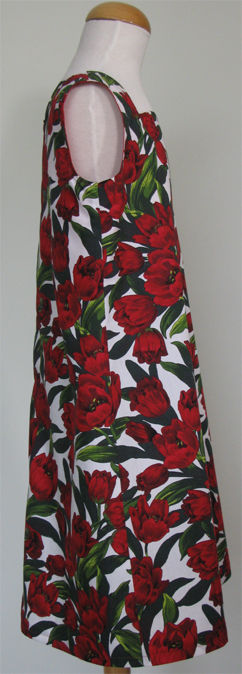 Miniaturebillede: red tulip dress & jacket images, dress & jacket designed and handmade by SerendipityGDDs, images uploaded by KHWD