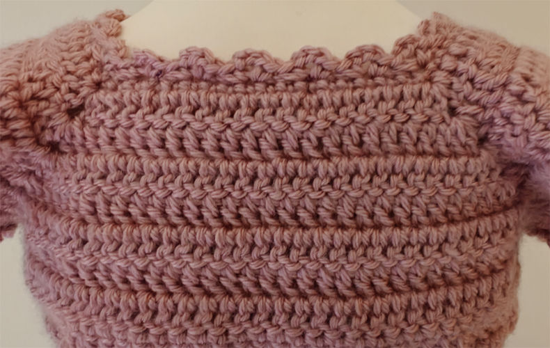 Miniaturebillede: pink lace bolero for age 3 by SerendipityGDDs image 14