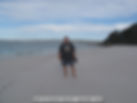 keef on hyams beach, squeaky sand