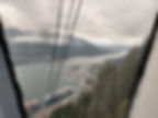 top of goldbelt tram mt roberts looking down on our ship in juneau by KHWD