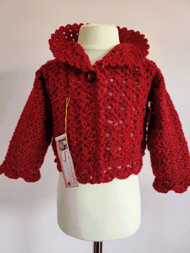 Thumbnail: Red Lace Cardigan (Baroque) by SerendipityGDDs uploaded by KeefH Web Designs