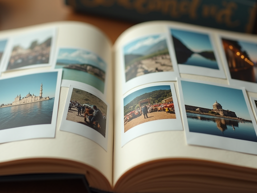 photo album of decades of travel