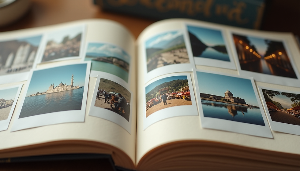 photo album of decades of travel