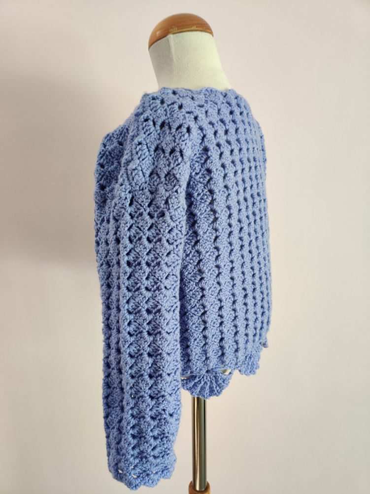 Miniaturbild: Eloise cardigan by SerendipityGDDs for girls aged 6 or 7, uploaded by KHWD