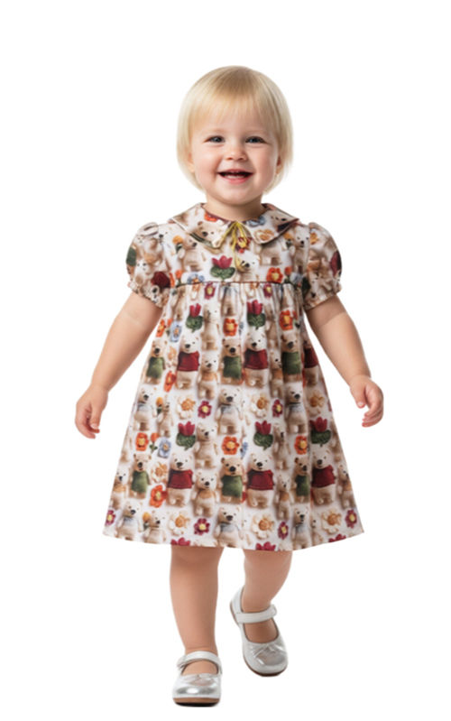 teddy bears dress for girls age 1 by SerendipityGDDs curated by KHWD