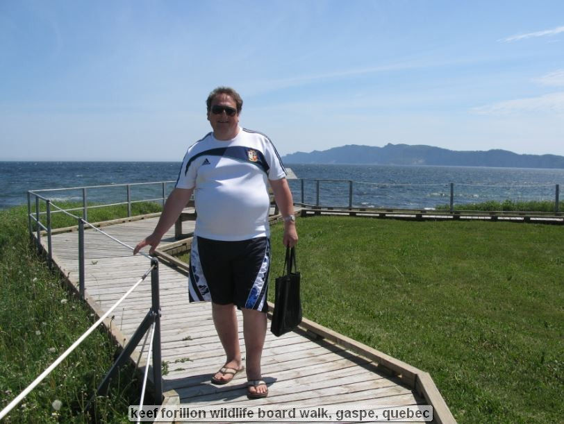 keef forillon wildlife board walk, gaspe, quebec