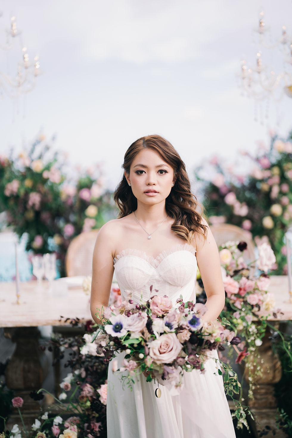 A simple hair stylish model for Bali Wedding