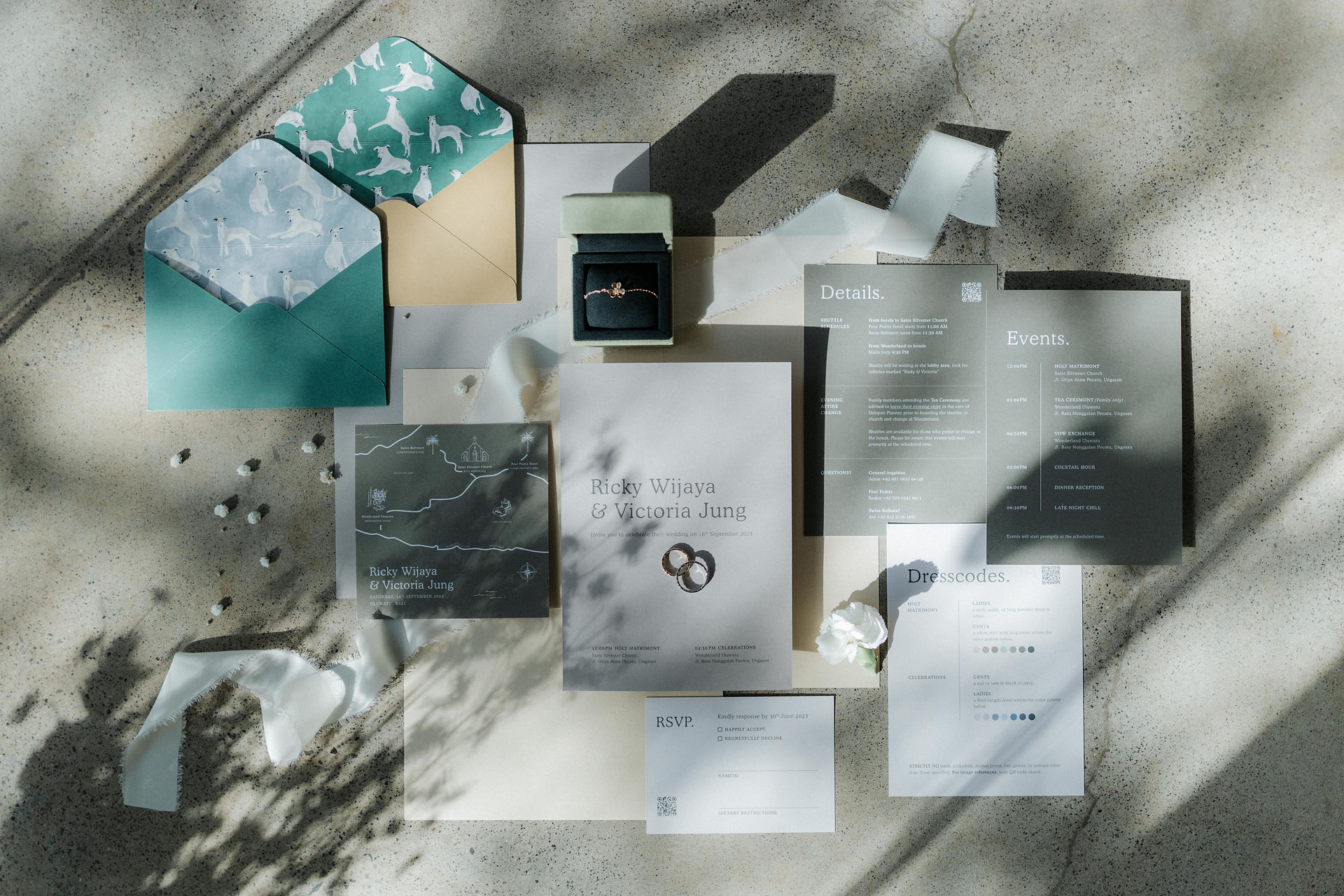 Bali Wedding Invitation