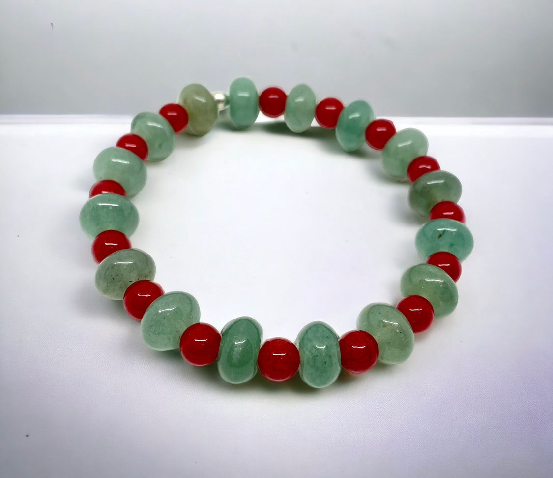 Aventurine & Red Quartz