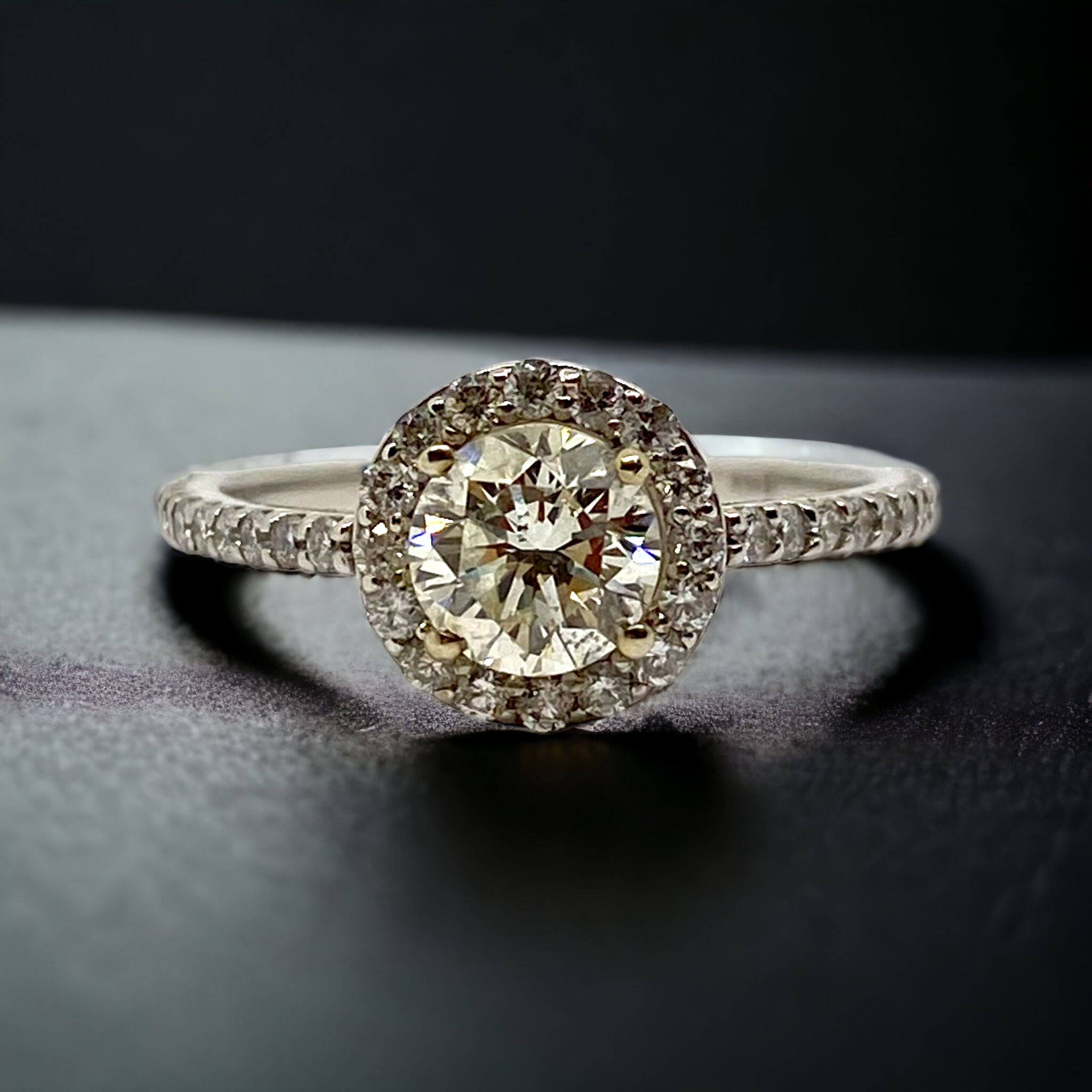 Halo Engagement Ring