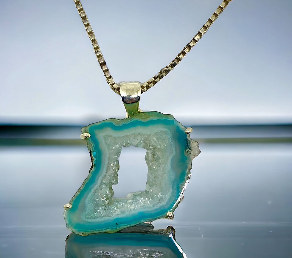 Aqua Druzy