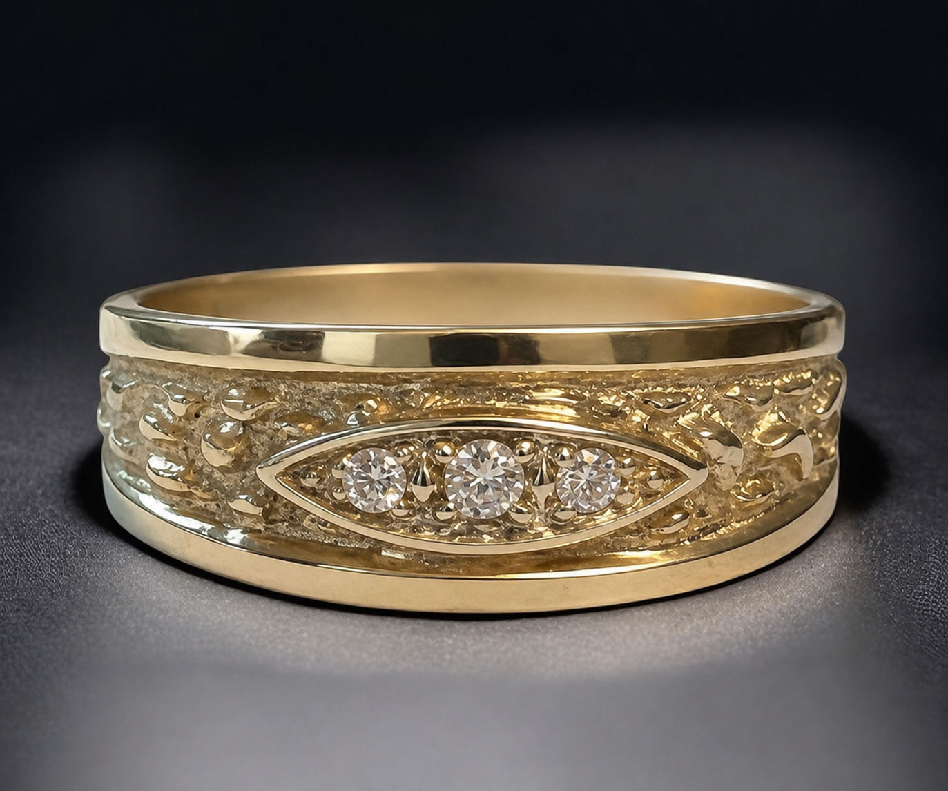 Nugget Diamond Band