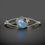 Thumbnail: Rainbow Moonstone Bracelet