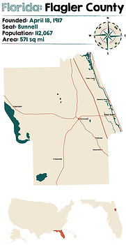 Flagler County Map