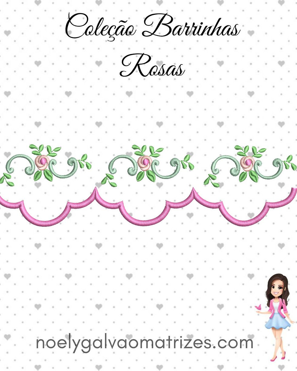 Miniatura: Coleção Barrinhas Rosas