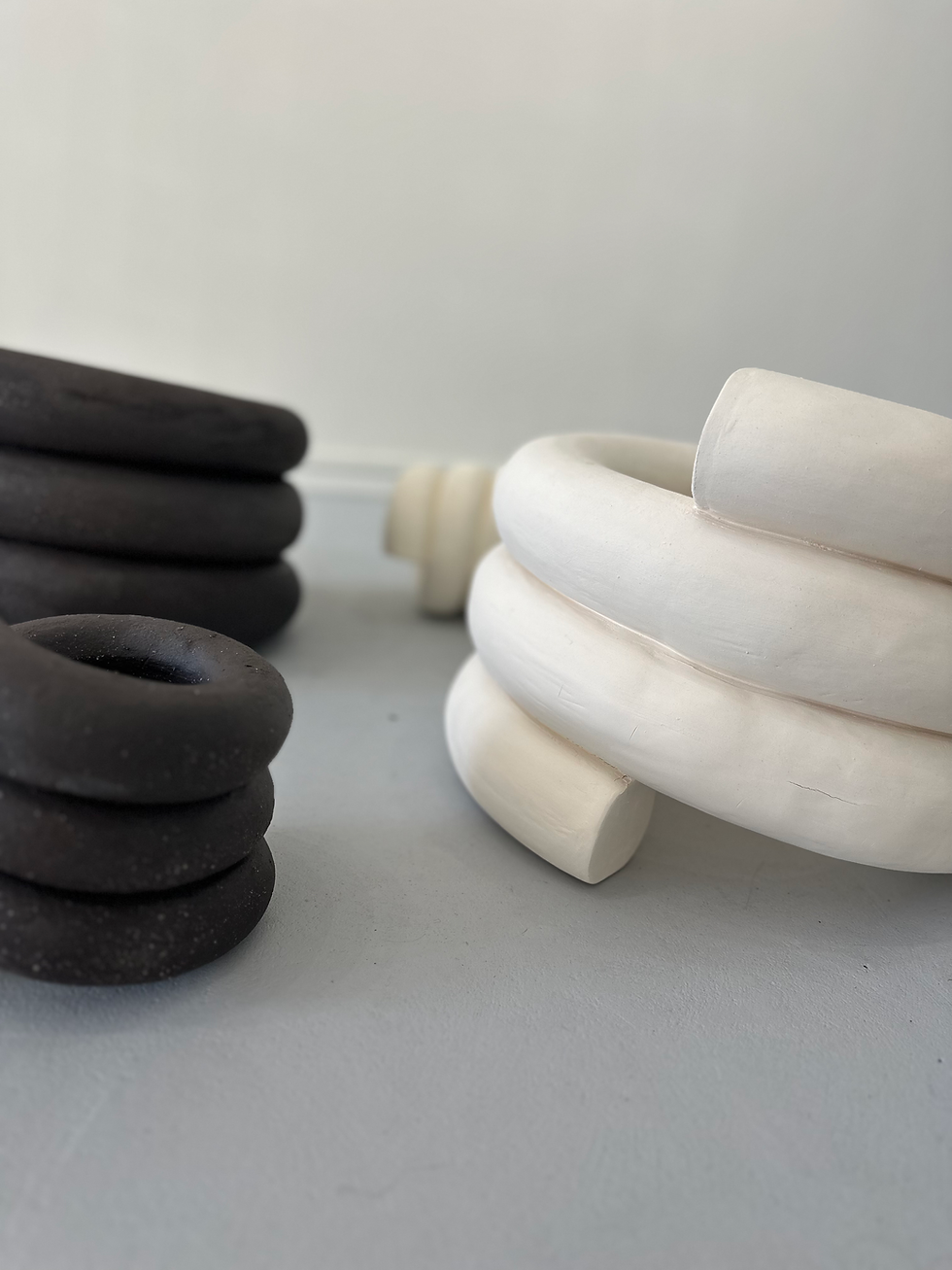 Thumbnail: Large Coil - White Earthenware