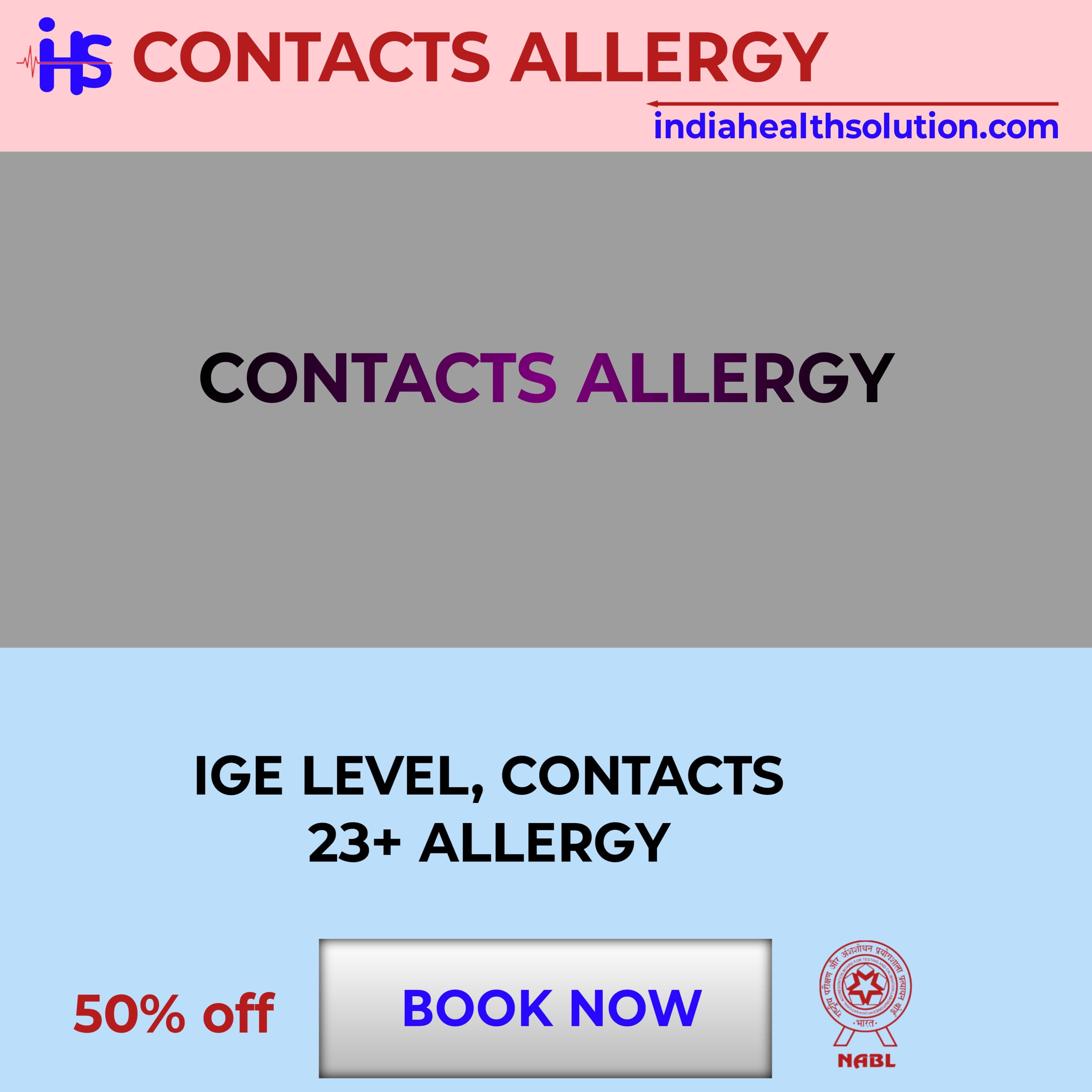 CONTACTS ALLERGY