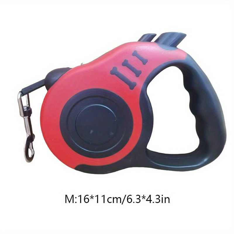 Miniature : Durable Double Switch Retractable Pet Leash For Dogs - Easy Control And Comforta
