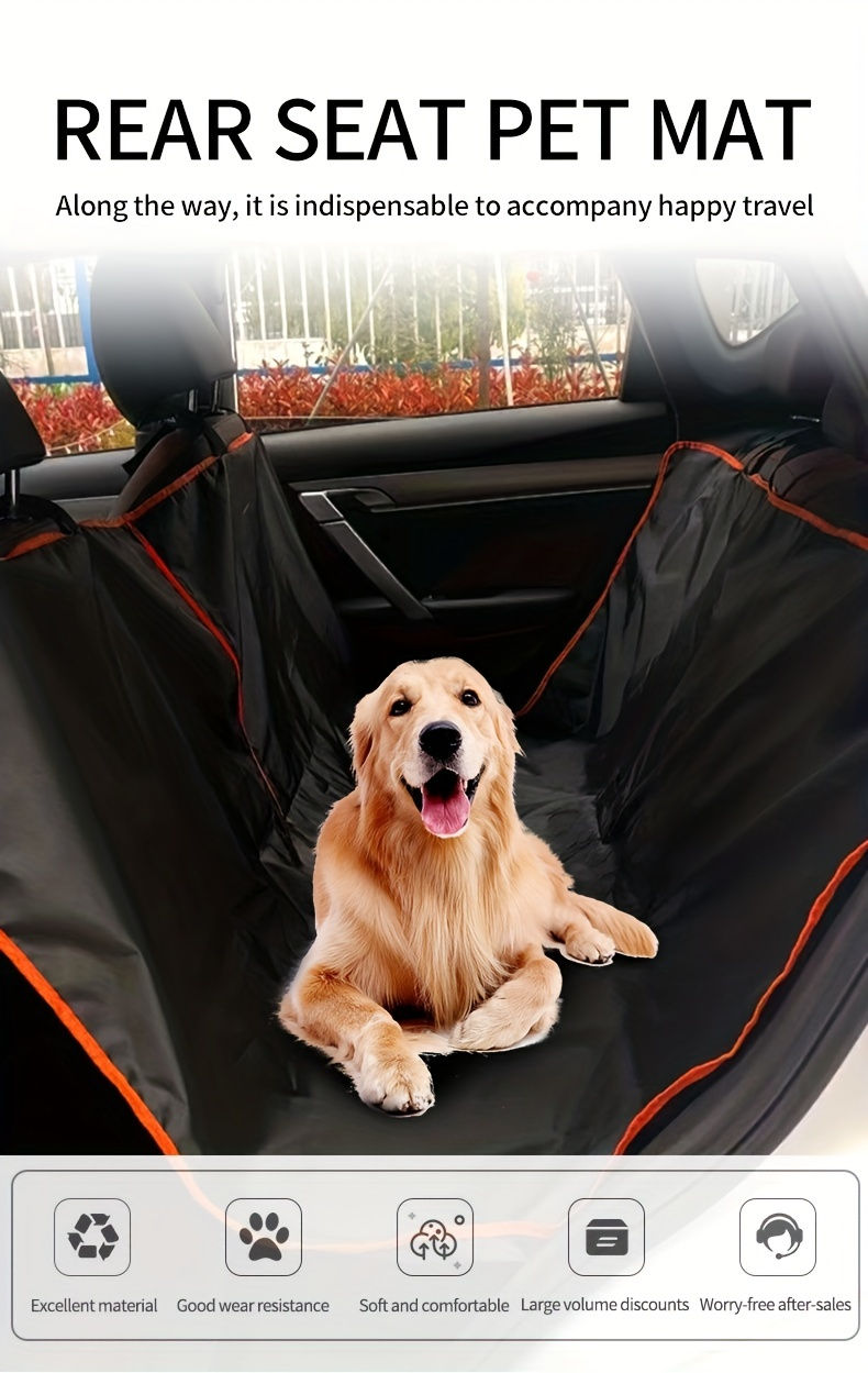 Miniature : New Car Pet Mat Anti-fouling Foldable Car Pet Mat Rear Car Seat Cushion