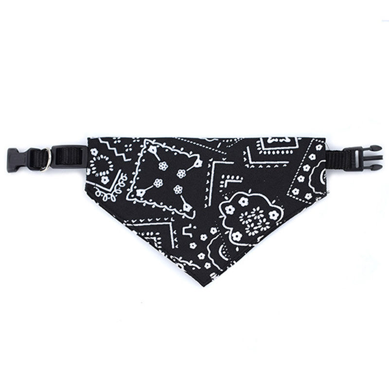 Miniature : Stylish Printed Dog Bandanas With Buckle - Keep Your Pet Clean And Fashionable
