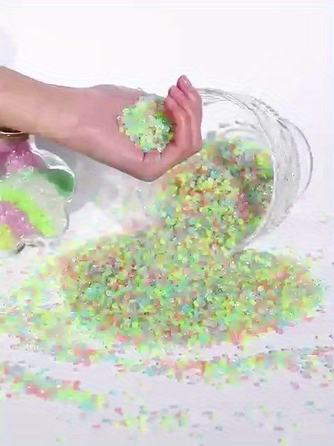 Miniature : 1000pcs Luminous Resin Sand, 3-5mm Glowing Stones for Succulent Plant, Aquarium,