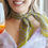 Thumbnail: Sfumato - Silk and Cotton Bandana - Golden Ochre