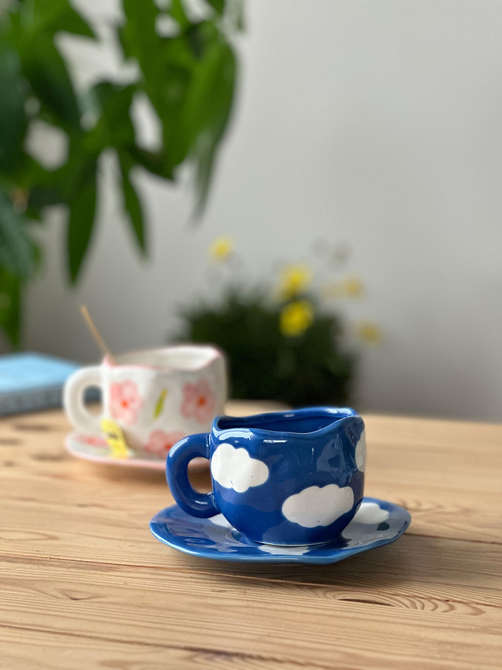 Thumbnail: Joy Ceramic Cup & Saucer