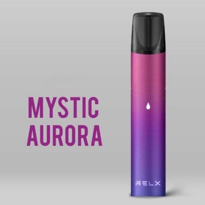 เครื่อง Relx สีม่วงออโรล่า