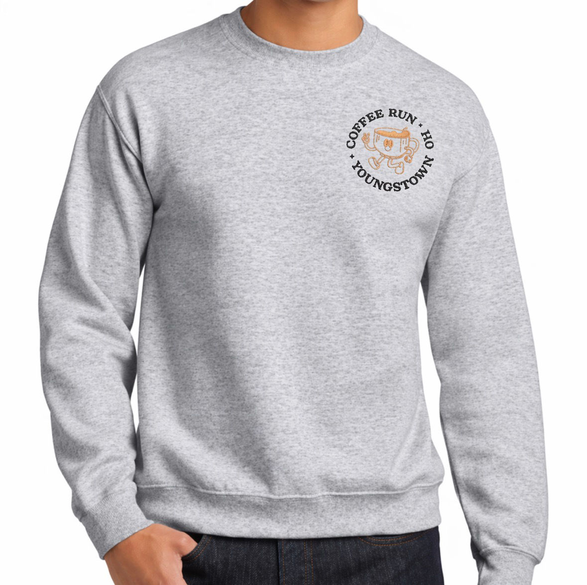 Coffee Run crewneck