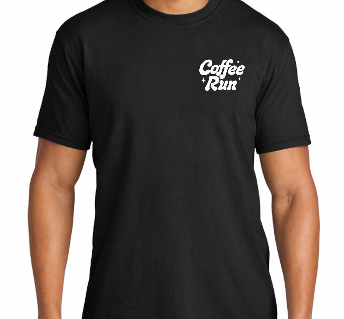 Coffee Run comfort colors tee