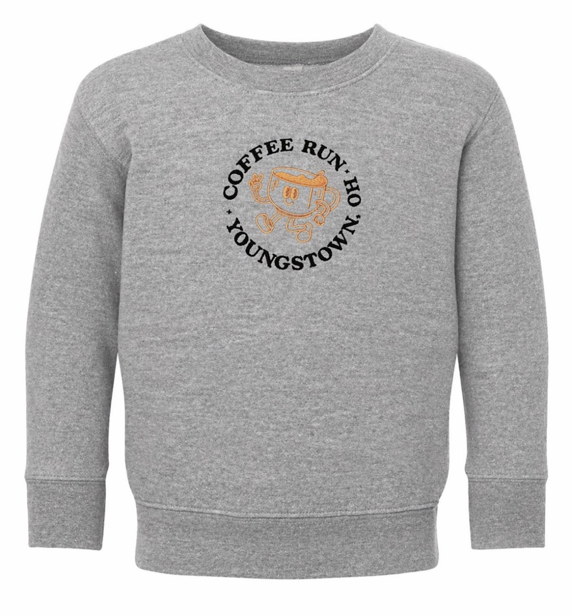 TODDLER Coffee Run crewneck