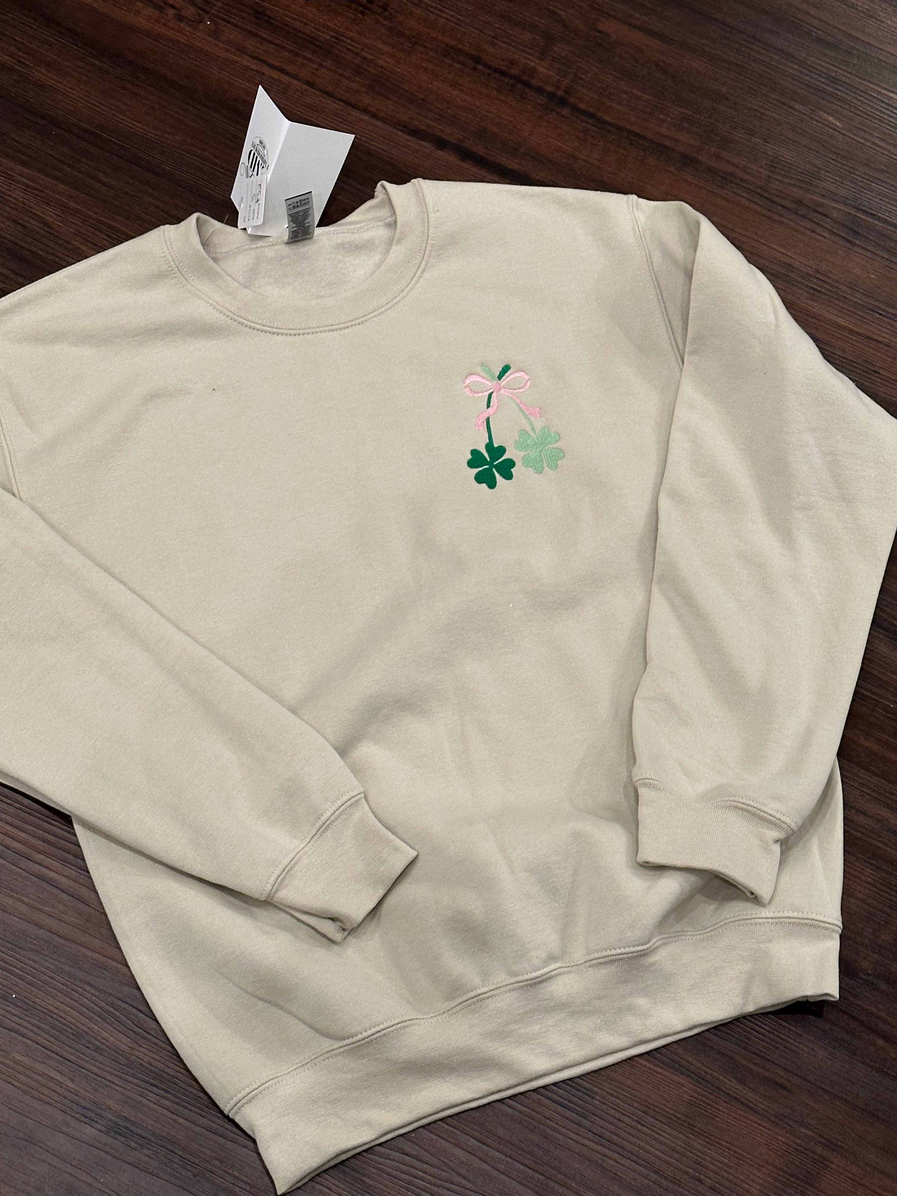 Cutesy shamrocks Crewneck 