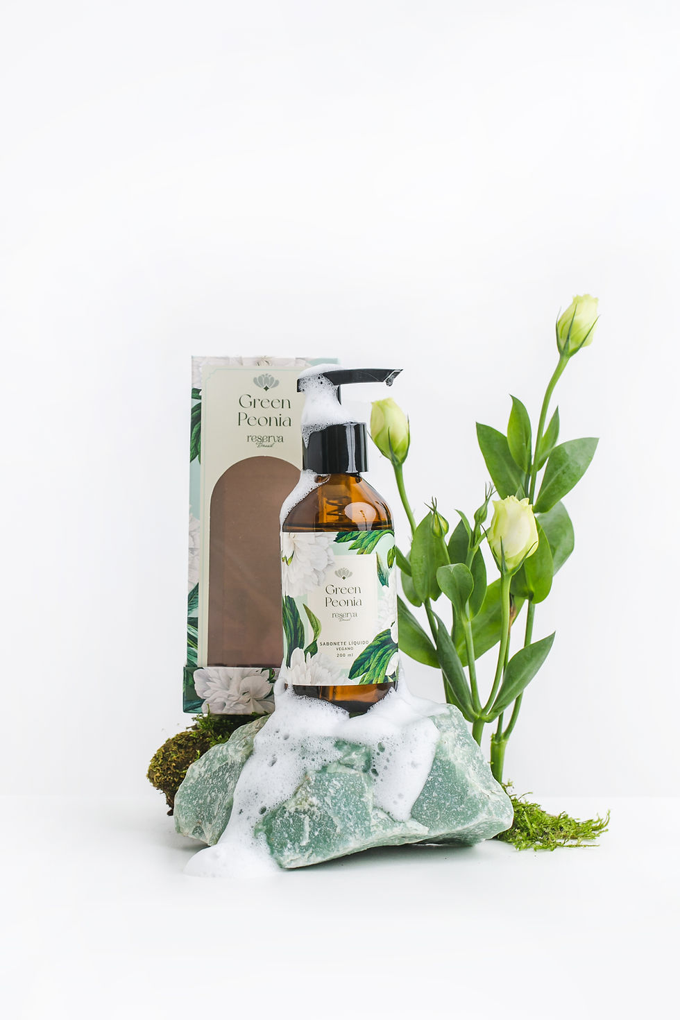 Miniatura: VIDRO SABONETE LÍQUIDO GREEN PEÔNIA 200ml