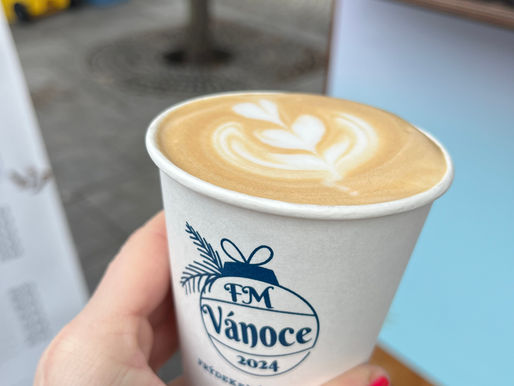 Vánoční městečko a dárky pod stromečkem