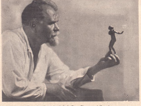 fotografia autorstwa Mieczysława Rysia "W pracowni", 1934